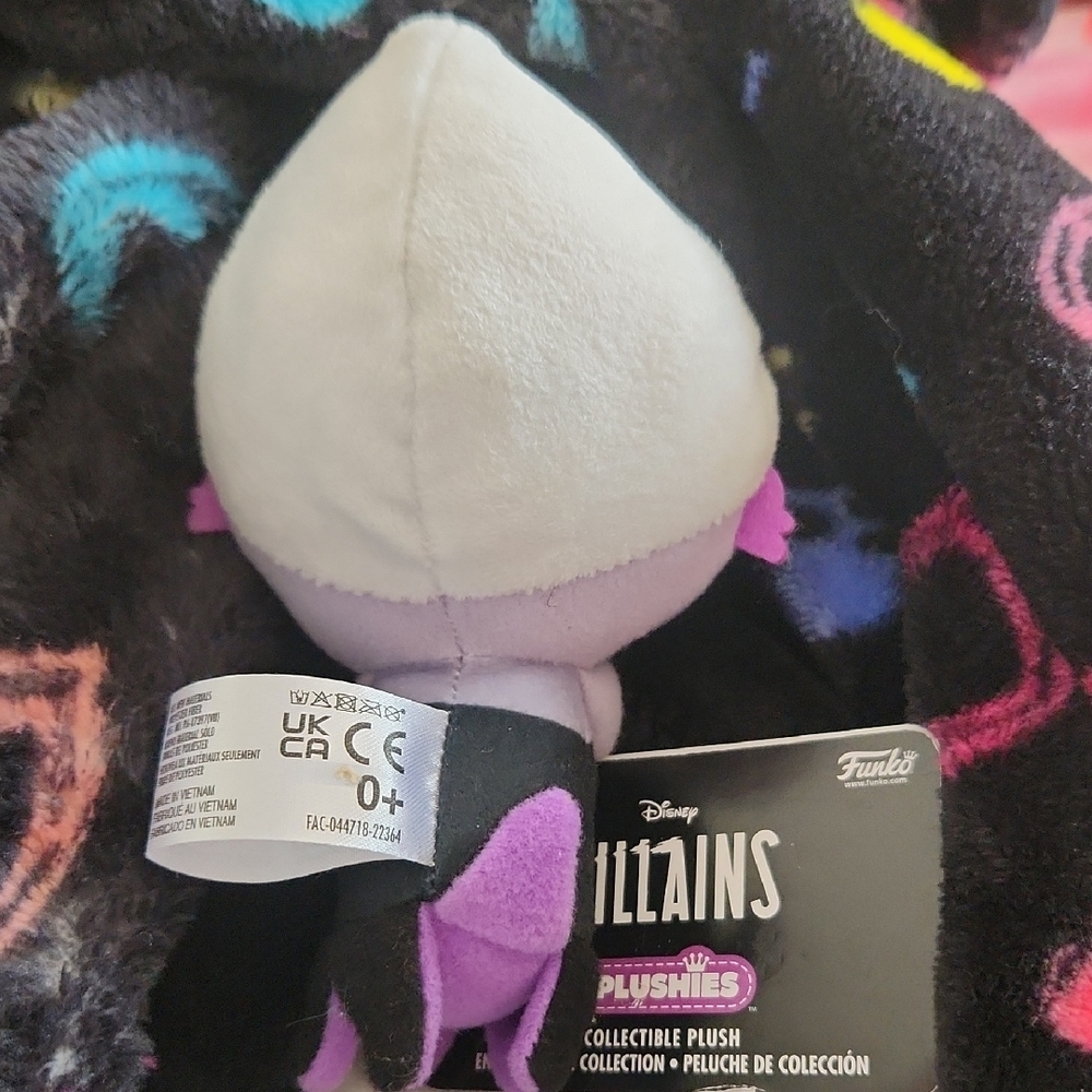 Disney Villains Ursula Stuffed Animal Purple and Black - Picture 2 of 4